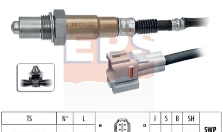 Suzuki лямбда-зонд sx4 s-cross 1.6 13-, vitara (ly) 1.6 15- - EPS 1.998.505