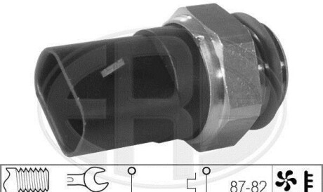 Термовыключатель, вентилятор радиатора - (126450, 1307077080) ERA 330197