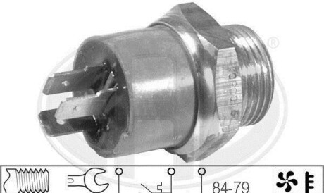 Термовыключатель, вентилятор радиатора - (60533503, 126416, 95630939) ERA 330267