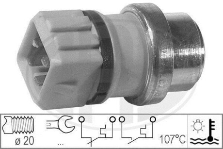 Датчик, температура охлаждающей жидкости - ERA 330288