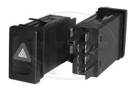 Вимикач аварійної світлової сигналізації - ((3B0953235E, 3B0953235D, 3B0953235B, 3B0953235B01C, 3B0953235D01C)) ERA 662171