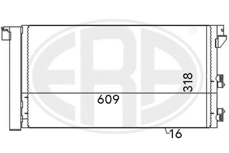 Радіатор кондиціонера - ERA 667001