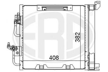 Радіатор кондиціонера - ERA 667019