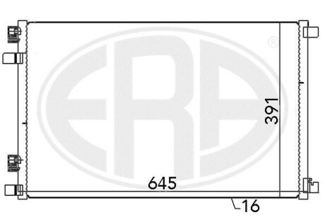 Радіатор кондиціонера - ERA 667021