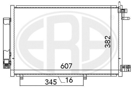 Радіатор кондиціонера - ERA 667031