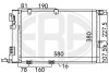 Радіатор кондиціонера - (95515191, 93170621, 931170608) ERA 667043 (фото 1)