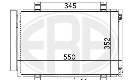 Радіатор кондиціонера - (9531063J00) ERA 667075