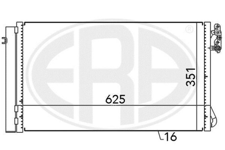 Радіатор кондиціонера - ERA 667104