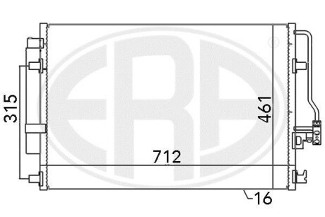 Spare part - (2E0820413, 68013633AA, 9065000054) ERA 667110