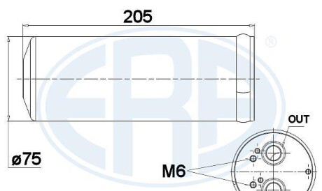 Осушувач кондиціонера - (4F0820191B, 8E0820193E, 8E0820193P) ERA 668000
