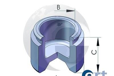 Поршень, корпус скобы тормоза - ERT 150223-C
