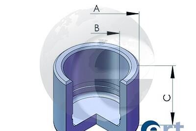 Поршень, корпус скобы тормоза - ERT 150229-C