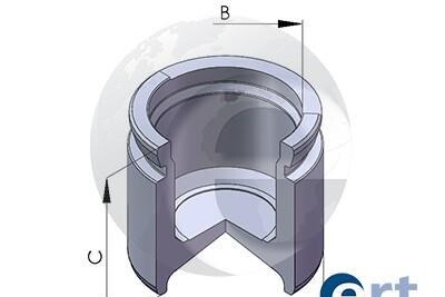 Поршень, корпус скобы тормоза - ERT 150282-C (фото 1)