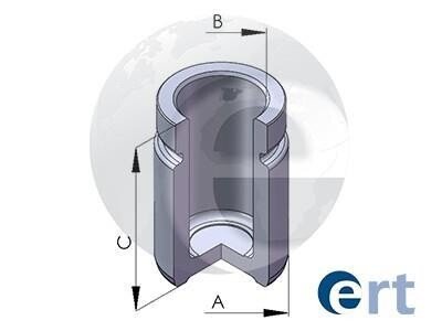 Поршень, корпус скоби гальма D02566 - ERT 150286C