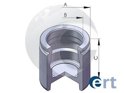 Поршень, корпус скобы тормоза - ERT 150382C