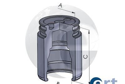 Поршень, корпус скобы тормоза - ERT 150763-C