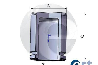 Поршень, корпус скобы тормоза - ERT 150837-C
