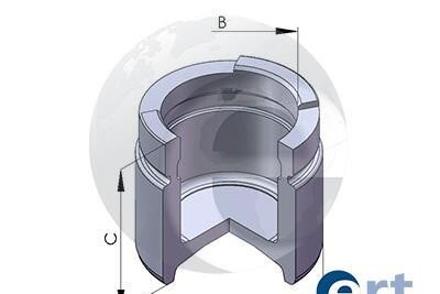 Поршень, корпус скобы тормоза - ERT 150847-C