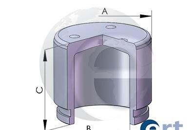 Поршень, корпус скобы тормоза - ERT 150875-C