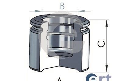 Jeep поршень суппорта cherokee 2.4 01-08, cherokee 3.7 01-07, wrangler ii 4.0 98-07 - ERT 151524-C