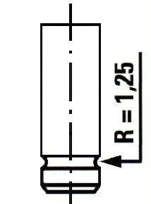 Фото 2 - Клапан впускной ET ENGINETEAM VI0064