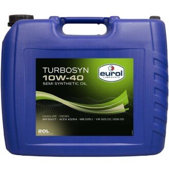 Моторна олива Turbosyn 10W-40, 20 л (E10009420LZIL) - EUROL 100094