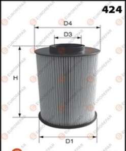 Фільтр повітряний - EUROREPAR 1611156380