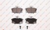 Brake pad set, disc brake - (0000792698, 0005892601, 0005892728) EUROREPAR 1617247080 (фото 1)