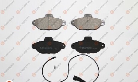 Fiat колодки тормозные передние punto bendix 93-,seicento 98- - EUROREPAR 1617252680