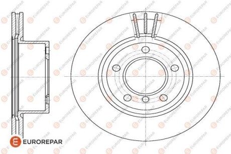 Диск гальмівний - EUROREPAR 1618888380