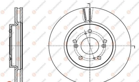 8708309198 ДИСК ГАЛЬМІВНИЙ - EUROREPAR 1622807580