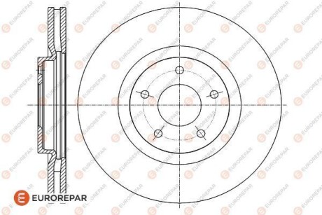 Диск гальмівний - EUROREPAR 1622812980