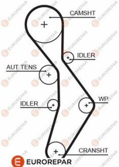 4010350000 РЕМІНЬ ГРМ - EUROREPAR 1633129980