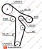 4010350000 РЕМІНЬ ГРМ - ((03L109119, 03L109119A, 03L109119D, 03L109119F, 2X0109119B)) EUROREPAR 1633142380 (фото 1)