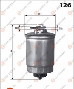 8421230090 ФІЛЬТР ПАЛИВНИЙ ДИЗЕЛЬНИЙ - EUROREPAR 1643626680