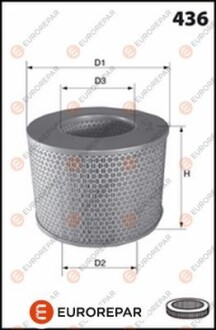Повітряний фільтр - ((1780160040, 1780161030, 1780166010, 1780166020, 1780166040)) EUROREPAR 1667444880