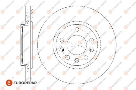 Диски гальмівні (к-т 2 шт) - EUROREPAR 1676009680