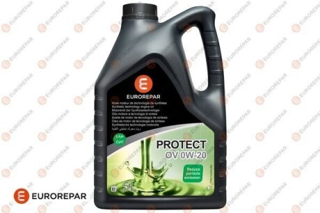 Моторна олива PROTECT OV 0W-20, 5л - EUROREPAR 1690688380