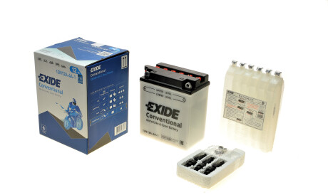 Стартерная аккумуляторная батарея - EXIDE 12N12A-4A-1