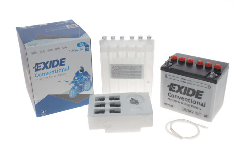 Фото 4 - Автомобільний акумулятор EXIDE 12N24-4A