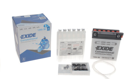 Фото 2 - Автомобильный аккумулятор EXIDE 12N5-3B (12N53B)
