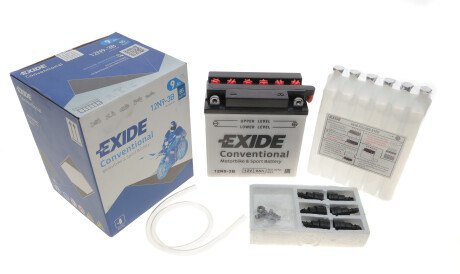 Фото 2 - Автомобильный аккумулятор EXIDE 12N9-3B (12N93B)