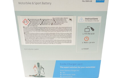 Фото 3 - Автомобильный аккумулятор EXIDE 12N9-3B (12N93B)