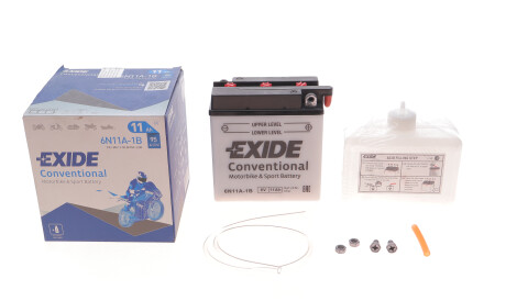 Фото 2 - Автомобільний акумулятор EXIDE 6N11A-1B (6N11A1B)