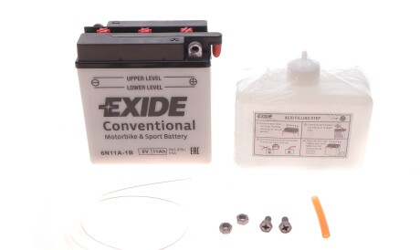 Стартерная аккумуляторная батарея - EXIDE 6N11A-1B