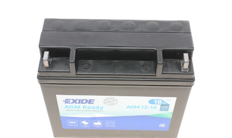 Фото 3 - Автомобільний акумулятор EXIDE AGM12-18