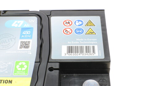 Фото 6 - Автомобільний акумулятор EXIDE EA472