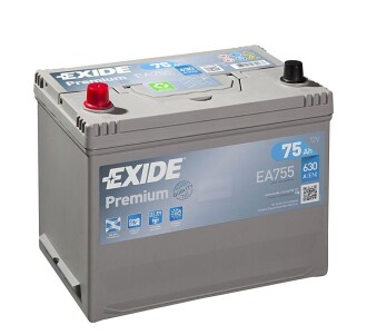 Фото 2 - Автомобільний акумулятор EXIDE EA755