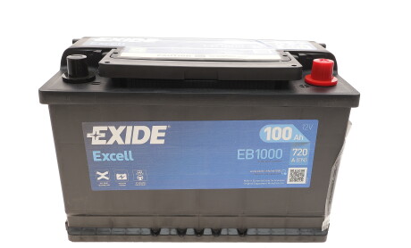 Фото 2 - Автомобільний акумулятор EXIDE EB1000