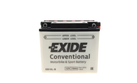 Фото 8 - Автомобильный аккумулятор EXIDE EB16L-B (EB16LB)